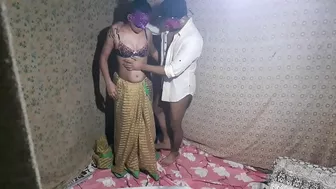 Masked Indian brother brought to ejaculation by the nasty sister