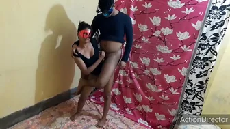 Sister lifts her Indian brother up to fuck him properly at home