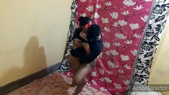 Sister lifts her Indian brother up to fuck him properly at home