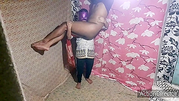 Perverted Indian sister and brother practice acrobatic coupling