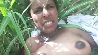 Dehati Bhabhi jungle sex with a secret lover leaked into the network