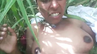 Dehati Bhabhi jungle sex with a secret lover leaked into the network