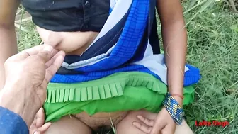 Indian dude records Desi bhabhi showing pussy and fucking outdoors