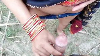 Indian POV video of amateur devar fucking his bhabhi in the field