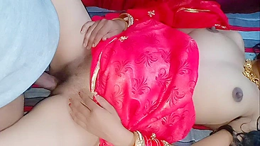 Slow Indian sex of a horny devar and slender bhabhi in the bedroom