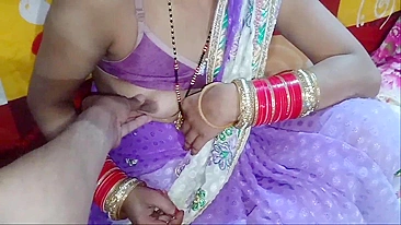 Hindi talking man fucks amateur Indian bhabhi in classy positions