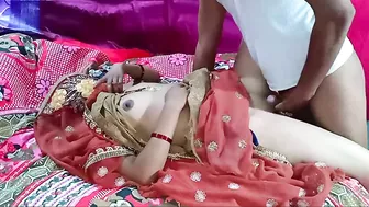 Bhabhi in saree caresses devar's thick cock in amateur Indian video Bhabhi in saree caresses devar's thick cock in amateur Indian video