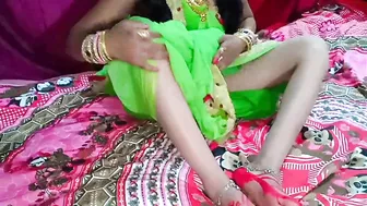 Shaved Desi cunt of Indian bhabhi gets pounded by tireless male