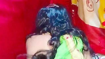 Shaved Desi cunt of Indian bhabhi gets pounded by tireless male