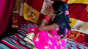 Bhabhi sucks devar's cock and takes it into pussy in Indian video