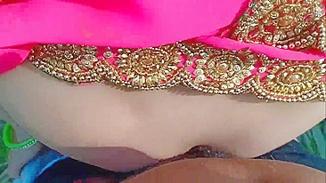 Bhabhi's pussy gets creampied after outdoor sex with Indian devar