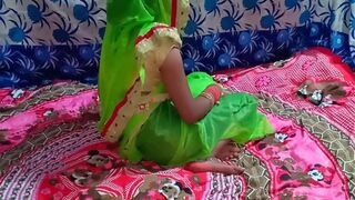 Shy Indian bhabhi hides her face when taking dick of horny devar