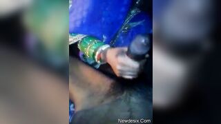 Desi village wife Lalita Singh blowjob and creampie fuck in blue saree