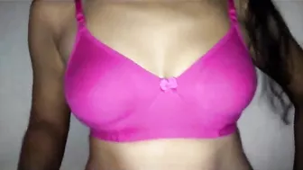 Indian aunty in lingerie tempts Hindi talk nephew who sneaks in Bhabhi