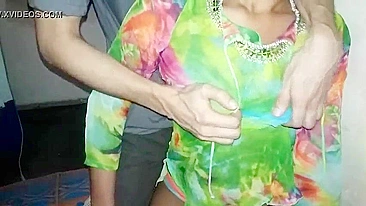 Desi shows hairy twat and gets penetrated by Indian man in Bhabhi porn