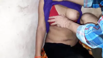 Bhabhi with juicy tits blows Indian boy's mind in homemade Desi porn