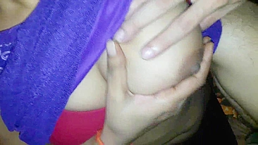 Bhabhi with juicy tits blows Indian boy's mind in homemade Desi porn