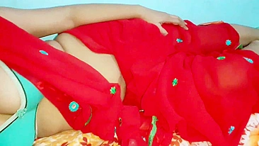 Sister makes Indian brother to touch tits and get it on in Bhabhi porn