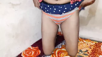 Hindi talk makes Bhabhi relax before being nailed by the Indian man