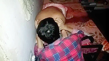 Bhabhi video of Indian being woken up by her devar for cunnilingus