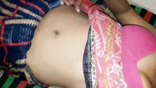 Hindi talk porn of Bhabhi in pink bra who has sex with Indian man