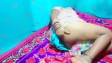 Shy Indian Bhabhi carefully hides sex during sex with sister's husband