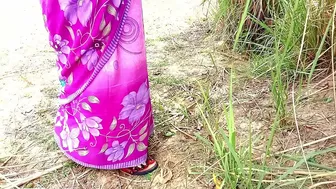 Sex with devar takes place outdoors so the Indian Bhabhi won't be caught