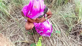 Sex with devar takes place outdoors so the Indian Bhabhi won't be caught