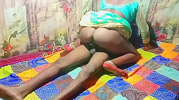 Lover turns Indian Bhabhi on and she rides cock with her desi twat