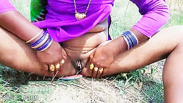 Cheerful Indian Bhabhi teases sister's husband by exposing vagina