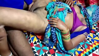 Steely Indian boner invades desi Bhabhi's dripping wet pussy