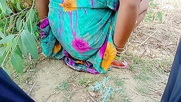 It's a good day for desi Bhabhi to ride Indian cock in the fresh air