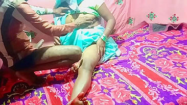 Lover doesn't even need to undress to fuck Indian Bhabhi in desi video
