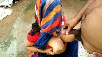 Bhabhi with cloth on face tempts Indian husband of sister into fucking Bhabhi with cloth on face tempts Indian husband of sister into fucking