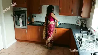 Sister's husband creampies Indian Bhabhi after cock riding and doggy