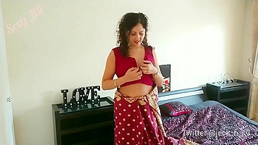 Sister's husband creampies Indian Bhabhi after cock riding and doggy