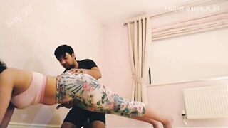 Bhabhi likes oral sex with Indian instructor behind back of sister