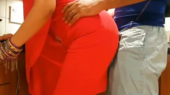 Aunty in red is just Bhabhi in Indian nephew's eyes to make it with Aunty in red is just Bhabhi in Indian nephew's eyes to make it with