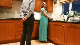 Naive Indian aunty undressed by devar who licks her shaved snatch