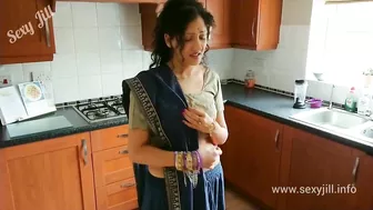 Innocent Bhabhi blackmailed into forbidden chudai with old devar