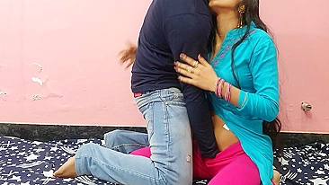 Sister's husband and the Indian Bhabhi practice sex in doggystyle