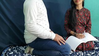 Gallant Indian teacher wants to fuck Bhabhi and hindi talk helps him