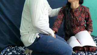 Gallant Indian teacher wants to fuck Bhabhi and hindi talk helps him