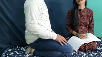 Gallant Indian teacher wants to fuck Bhabhi and hindi talk helps him