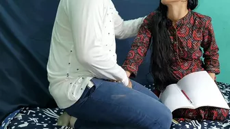 Gallant Indian teacher wants to fuck Bhabhi and hindi talk helps him