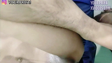Bearded devar's boner penetrates Indian Bhabhi's shaved pussy