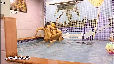 It's public pool but Indian man doesn't care and hooks up with Bhabhi