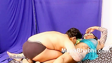 Bhabhi and Indian sister's husband are going to make love on the camera