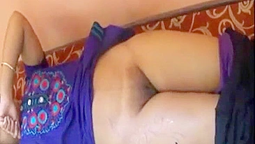 Bhabhi wants a tattoo so the Indian devar can see her shaved pussy