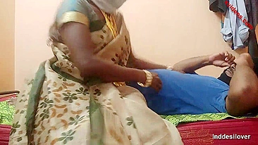 Masked robber and the Indian Bhabhi form a sexual desi alliance